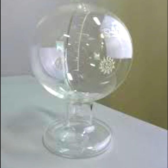Hand Blown Glass Weather Predictor- Globe Shape Bottle Decorative Barometer 🌤 - Picture 2 of 9